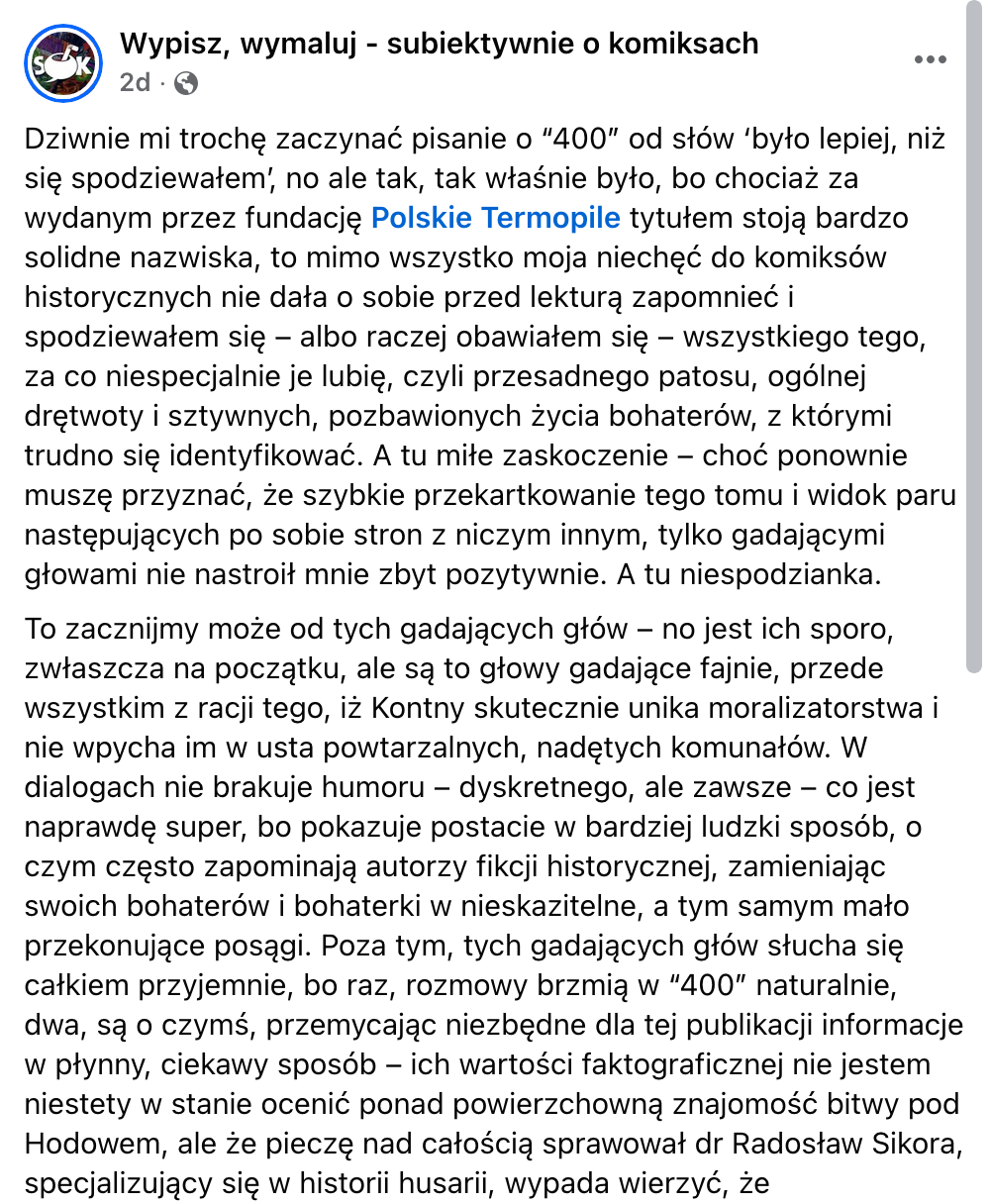 Wypisz, wymaluj - subiektywnie o komiksach o komiksie